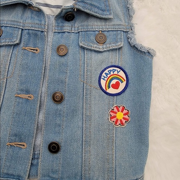 Junk Food Disney Denim Patch Vest - Picture 13 of 15